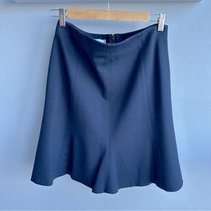 Navy Blue Flare Mini skirt - size S